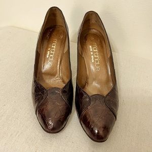 Vintage Stuart Weizman by Martinique Leather Pumps